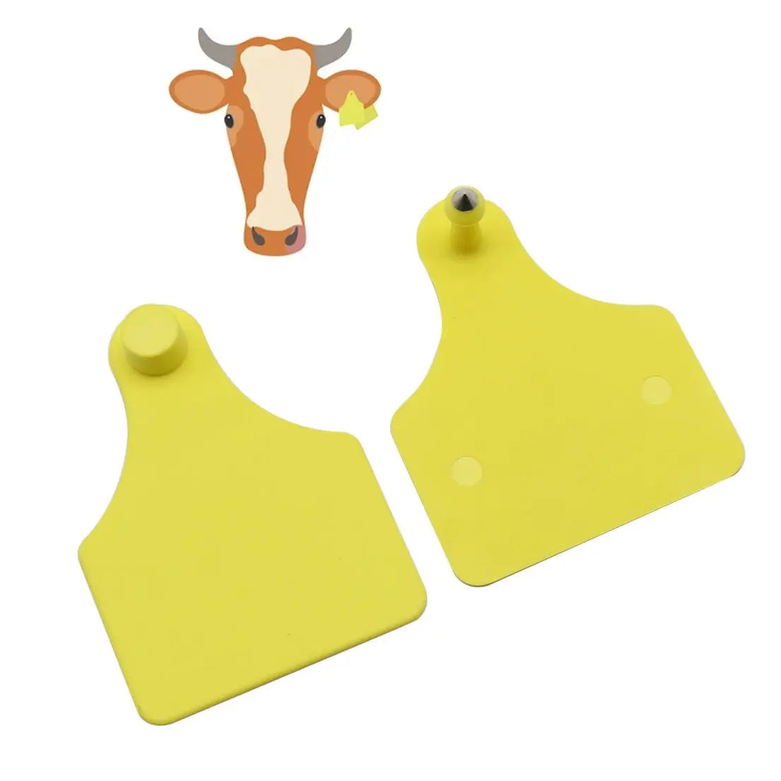 5Sets Animal identification Ear Tag No Word Calf Ear Tag Apply To Pig Cattle Sheep Farm Animal Identification Card