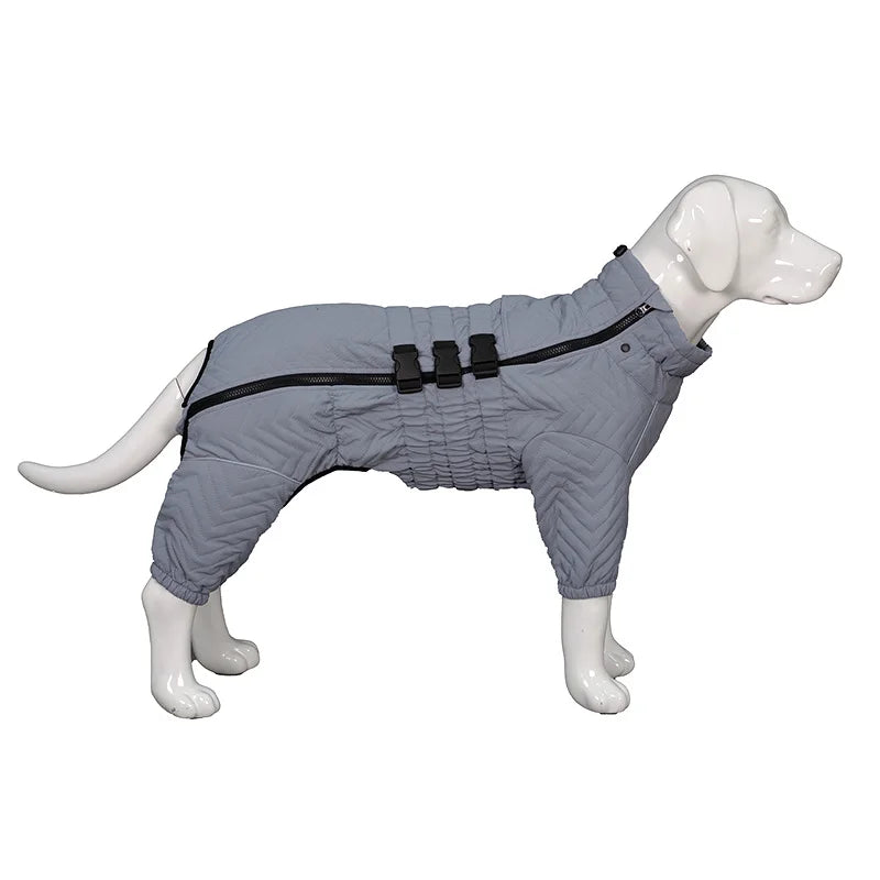 Waterproof Cotton Padded Dog Coat Winter Jacket Windproof For Four Legged Dogs Greyhound Corgi Chihuahua
