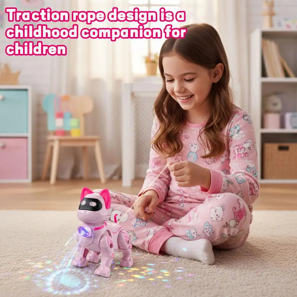 Pink Kitten Machine Toys for Girls, Cute Pet Kitten Gifts for Children, Perfect Birthday Gifts for Little Girls.