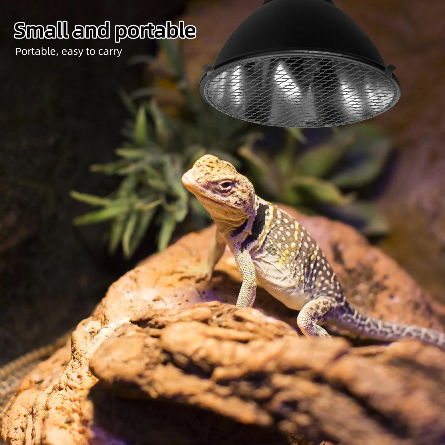 Reptile Lamp Mesh Cover Reptile Box Lamp Shield For Reptile Tank Heating Lamp Cover Reflective Heat Lamp Shade Mesh
