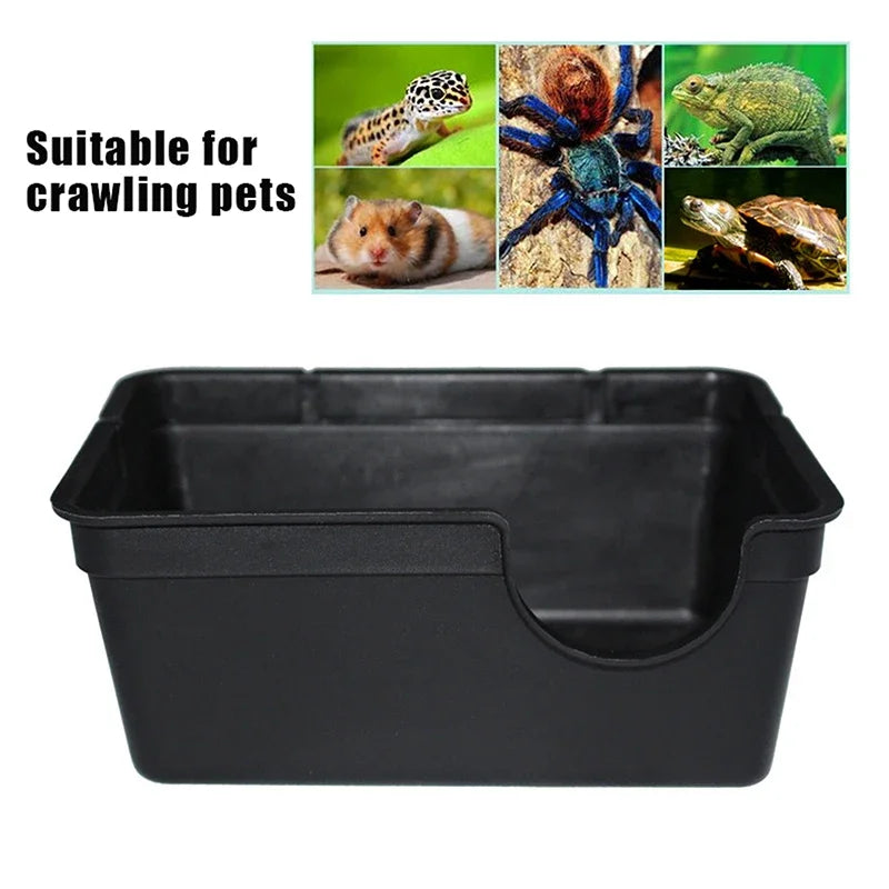 Reptile Hiding Cave Turtle Lizard Snake Hide Rest Cave Reptiles Toys Basking Hide Habitat Aquarium Landscaping Terrarium Decor