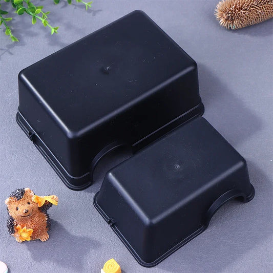 Reptile Hiding Cave Turtle Lizard Snake Hide Rest Cave Reptiles Toys Basking Hide Habitat Aquarium Landscaping Terrarium Decor