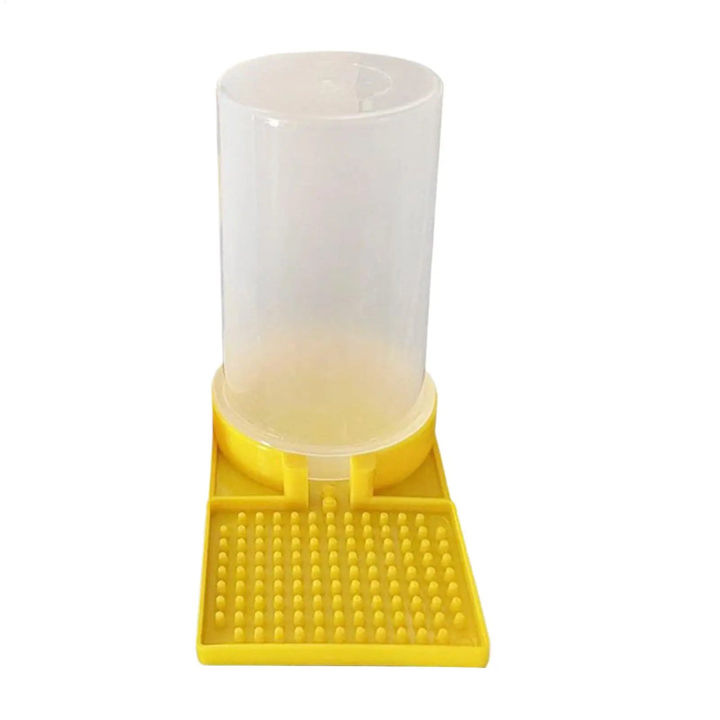 Poultry Feeder  Water Cup  Leakproof Large Capacity Clear Feeder Water Cup Feeding Container for Chicks Quail Bee Feeders