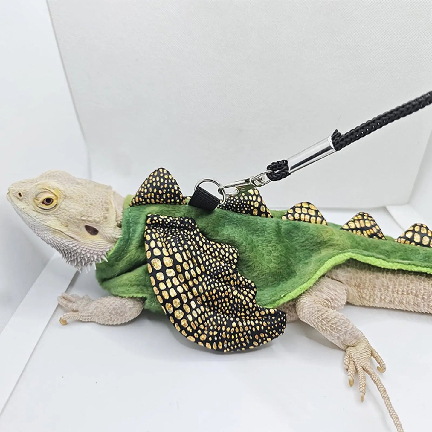 Bearded Dragon Reptile Harness Leash Set Adjustable Reptile Reptile Leash for Bearded Dragon Squirrel Pet Supplies Turtle