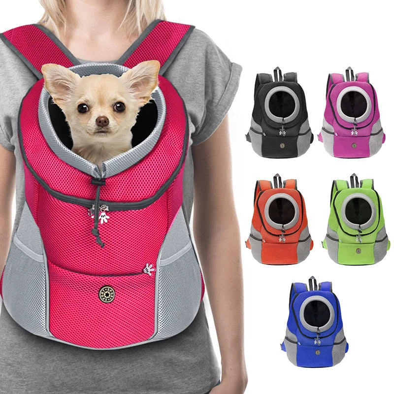 TrailPaw Dog Carrier Backpack - Breathable Hands Free Fit
