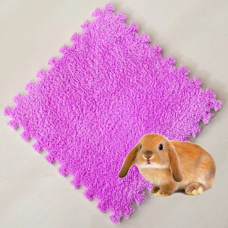 4/10Pcs Rabbit Guinea Pig Cage Liner Small Pet Items Waterproof Anti Slip Bedding Mat Highly Absorbent Pee Pad For Pet SleepMat