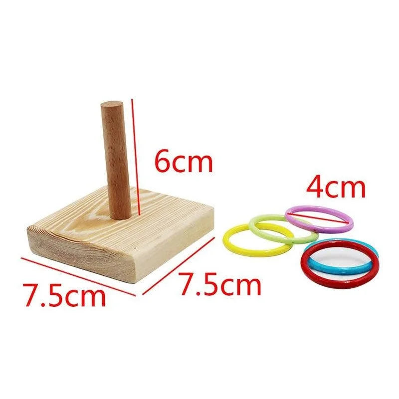 FeatherWorx Bird Training Ring Toy Parrot - Stimulates Mind And Strengthens Bond Through Interactive Enrichment