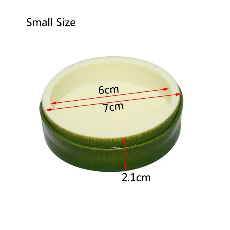 Pet Reptile Feeder Bowl Resin Aquarium Basin Food Water Pot Reptile Turtle Tortoise Scorpion Lizard Crabs Supplies Dropshipping