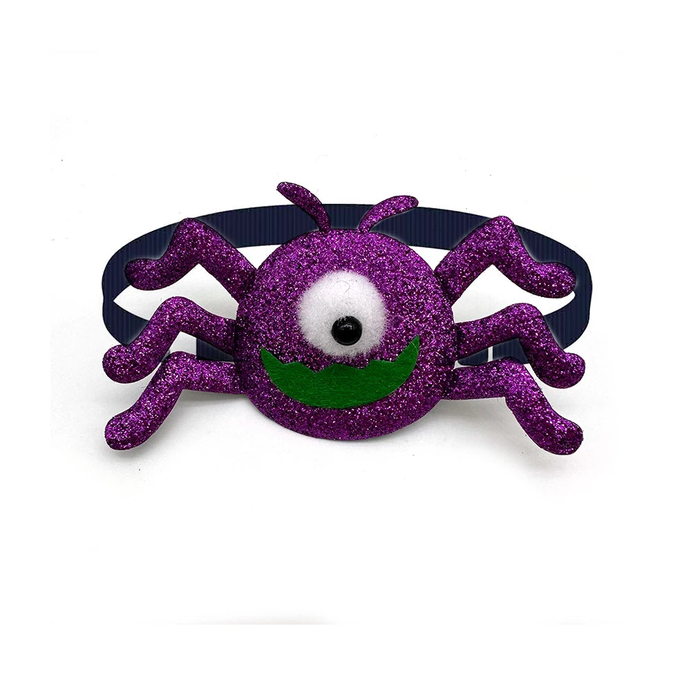 50/100pcs Halloween Fashion Pet Dog Grooming Bowtie Pumpkin Ghost Style Small Dog Cat Bow Tie Necktie for Dogs Pet Decoration