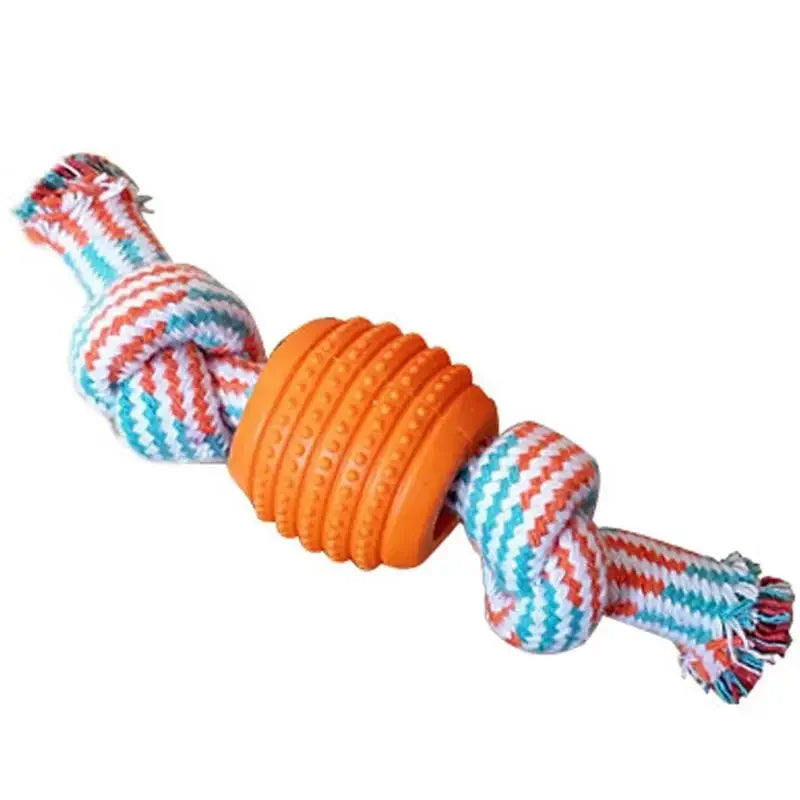 Pet Supplies, Dog Favors, Interactive Knot Design, Bite Resistant, Dog Chew Rope, Puppy Teething Toy, 1pc