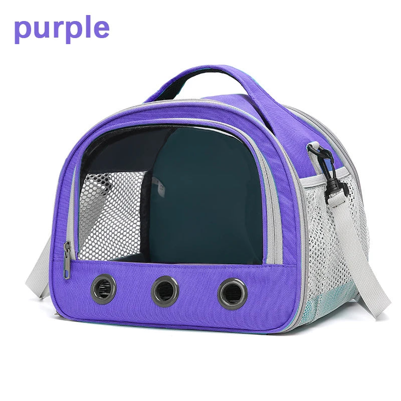 Portable Cat Carrier Bag Pet Cat Dog Bird Rabbit  Travel Bags Breathable Mesh Outdoor Tent Carrier Outgoing Pets Handbag