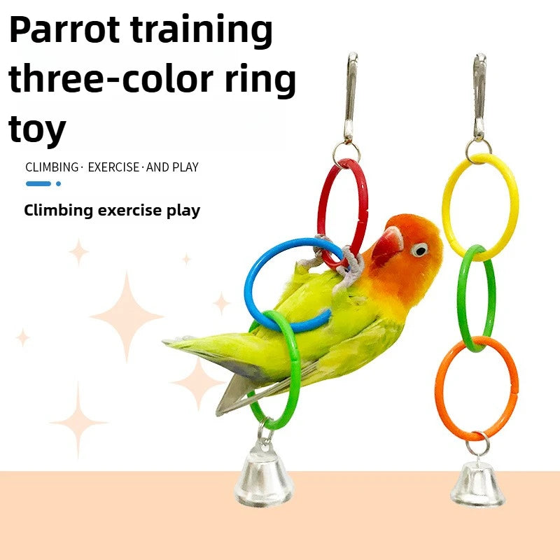 Colorful Bird Ring Chew Toy