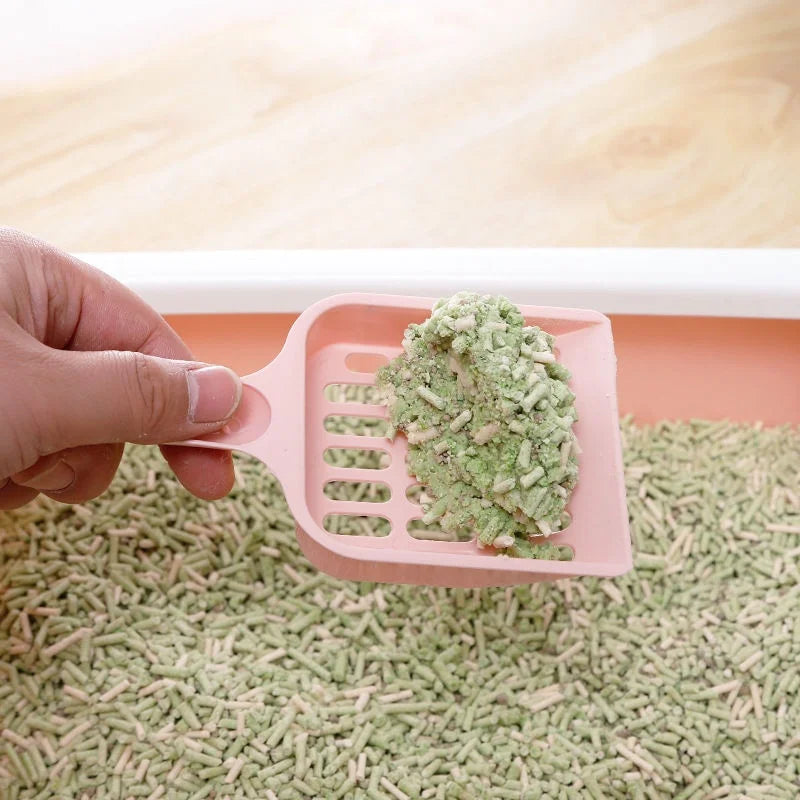 New Pet Litter Shovel Candy Color High Appearance Horizontal Handle Cat Toilet Shovel Poop Pickup Cat Cleaning Supplies