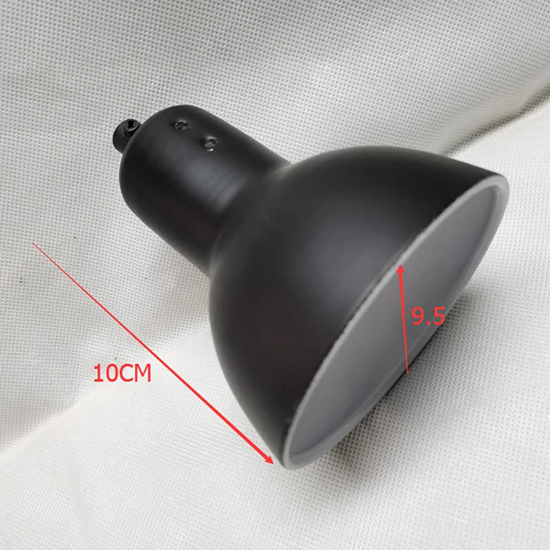 〔YY32〕Reptile Light Fixtures Animals Heat Lamp Protector Lampshade Shell Metal Supplies Reflector Dome Heating Habitat Lighting