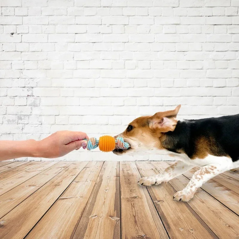 Pet Supplies, Dog Favors, Interactive Knot Design, Bite Resistant, Dog Chew Rope, Puppy Teething Toy, 1pc