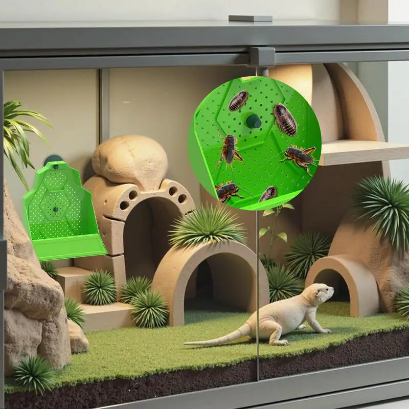 Chameleon Anti-Escape Feeder Bowl