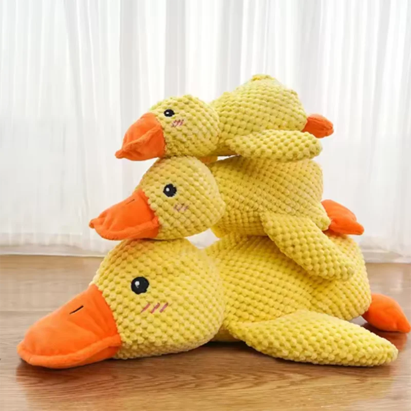 Plush Stomping Duck Dog Toy
