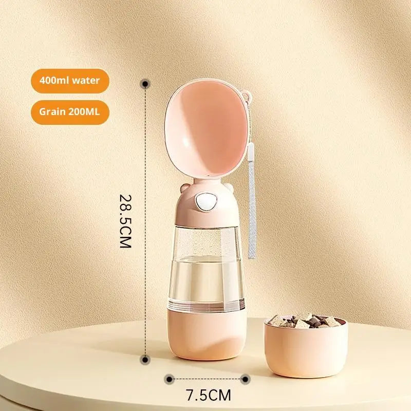 Portable Pet Water Bottle Feeder Dog Outing Water Cup for Outdoor Walking Multi Functional Pet Companion Cup Dispenser Supplies