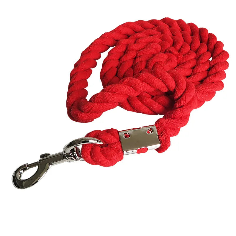 2025 New Equestrian Rein Halters Heavy Duty Cotton Weave Leading Rope Halter Equipment for Horses