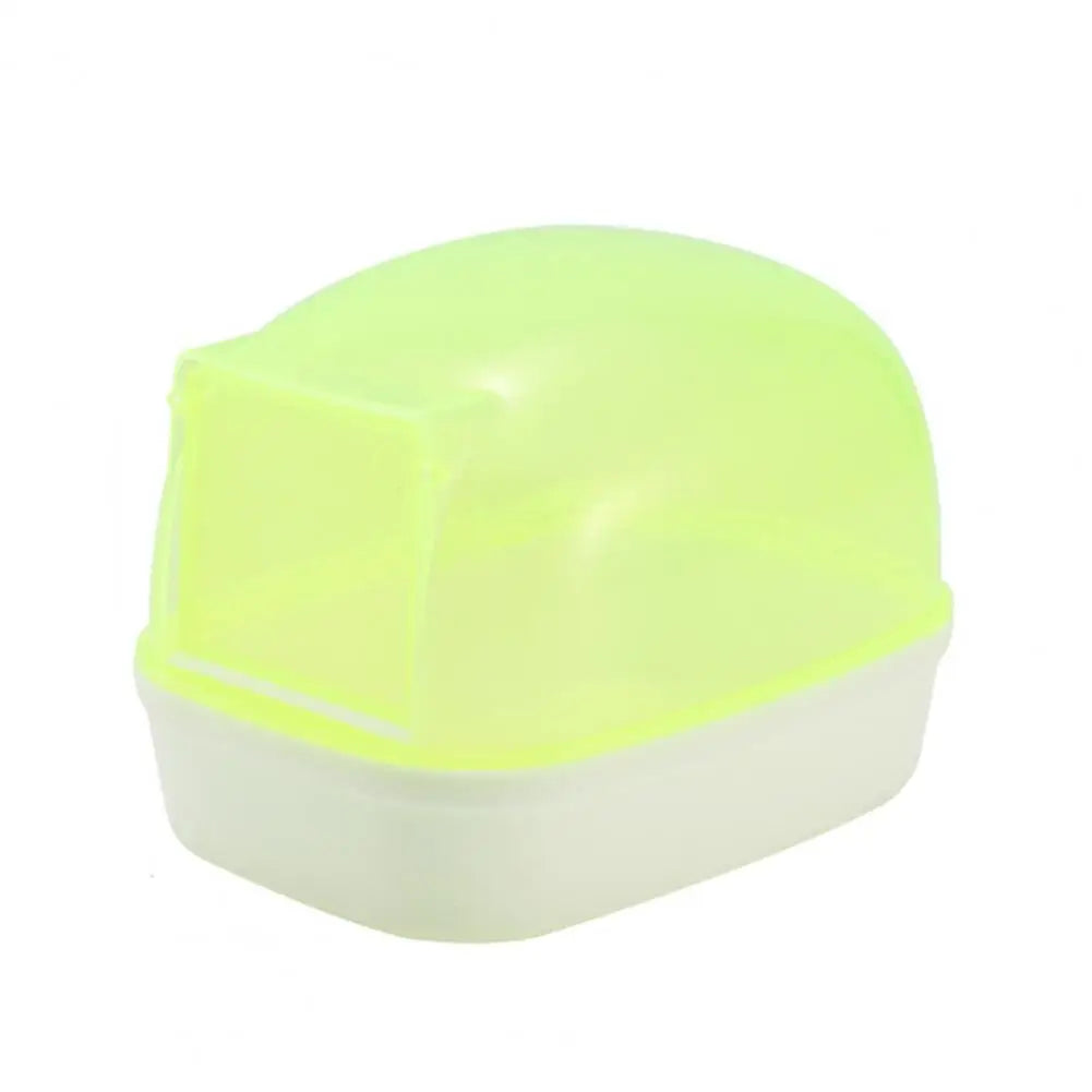 Hamster Bathroom Automatic Door Pet Shower Room Transparent Rat Chinchilla Small Animal Toilet Pet Supplies Sand Bath Dust-proof