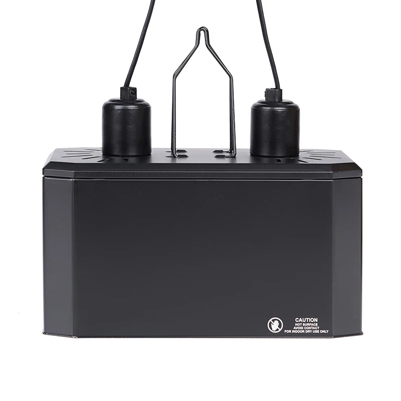 Reptile Accessories One-piece Double Lampshade Reflective Thermal Insulation Heating Lampshade for Lizards Turtle Snakes Spiders