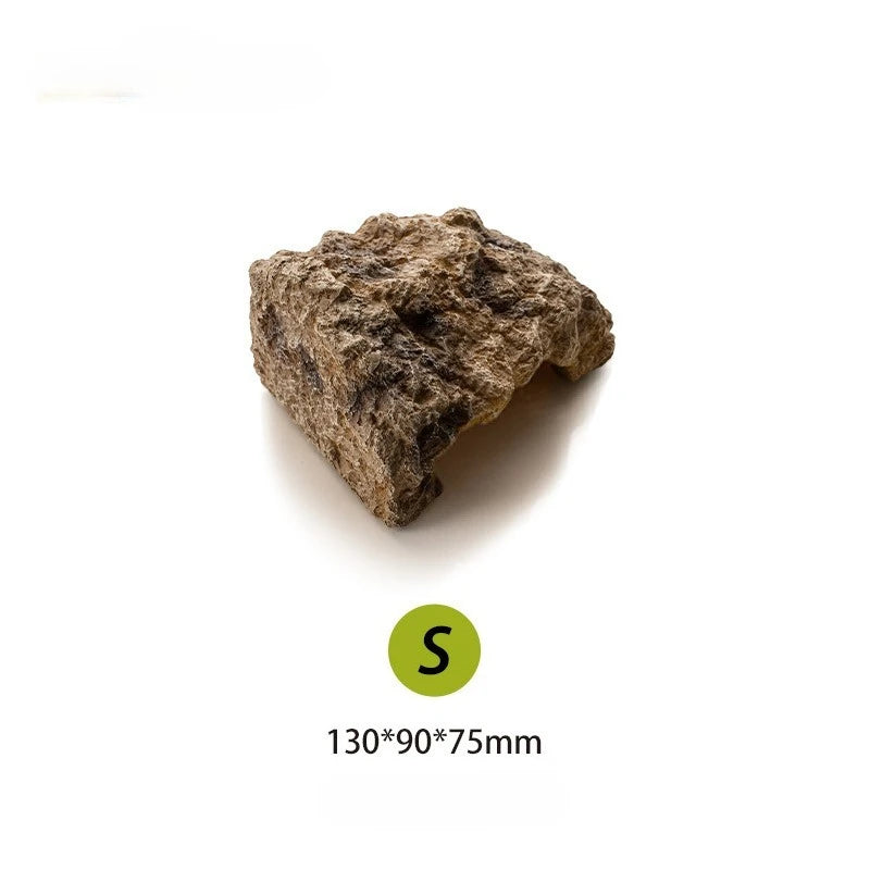 Lizard Snake Turtle Shelter Hide Rest Cave Resin Reptile Hide Cave Artificial Decoration Aquarium Landscaping Decors 도마뱀용품