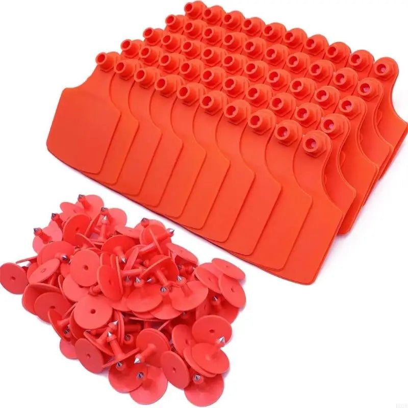 100 Count Livestock Identification Markers Large Size Blank Labels For Farm Animals Including Bovines Sheep And Swine B03E
