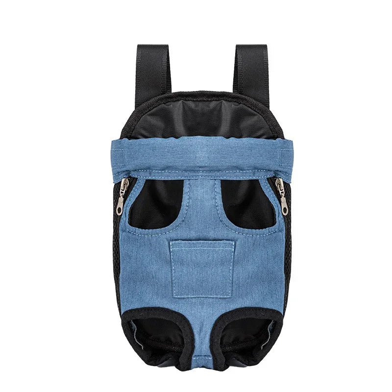 Pets Products Denim Pet Dog Backpack Outdoor Travel Cat Carrier Bag for Small Dogs Breathable Shoulder Puppy Kedi Carring Bags