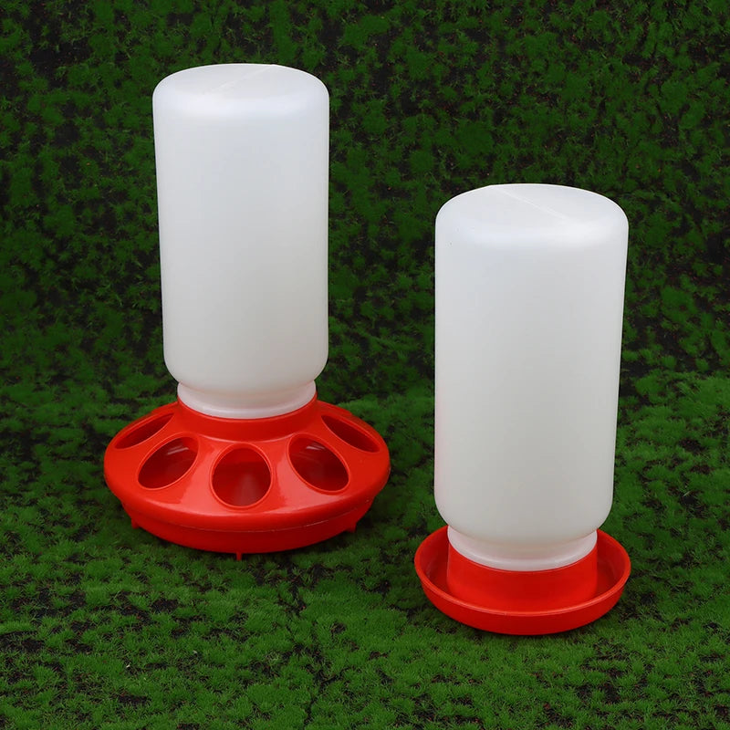 Poultry Feeder & Drinker Set – Automatic Chicken Waterer and Feed Dispenser for Chicks, Ducks & Backyard Flock