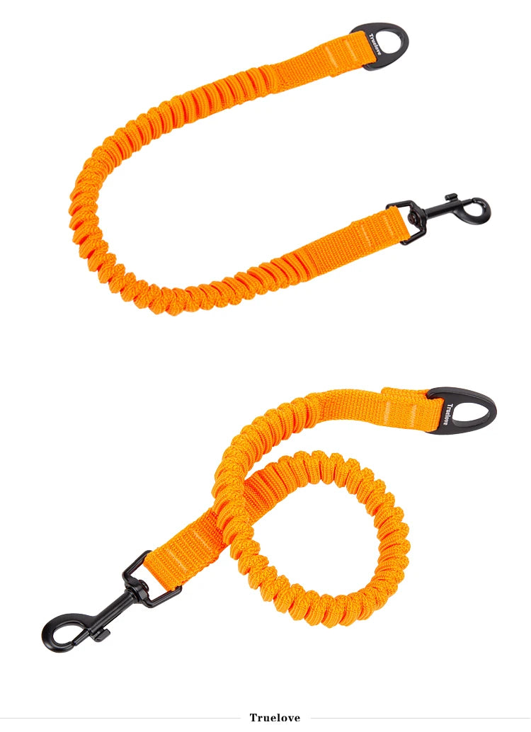 Truelove Pet Dog Leash Stretchable Elastic Buffer Nylon Seat Belt Can be Used with Chest Strap For All Varieties Pet TLL29712
