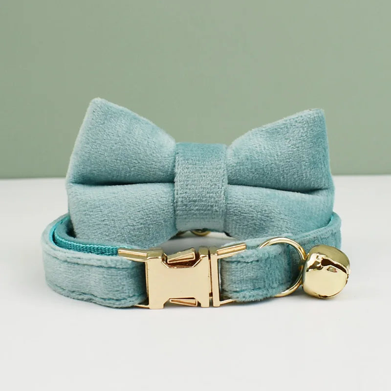 Title (SEO, ≤60 chars): Velvet Cat Collar With Bowknot And Breakaway Adjustable