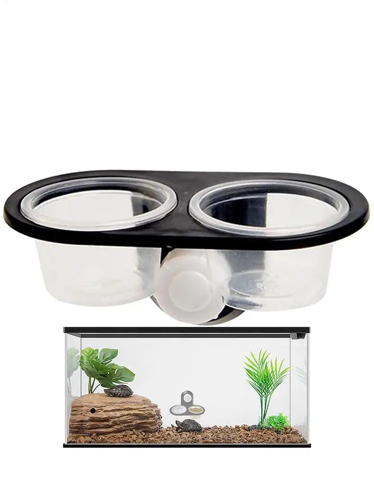 Reptile Tank Accessories Insect Spider Ants Nest Snake Gecko Food Water Feeding Bowl Terrarium Breeding Feeders Box Pets Supplie