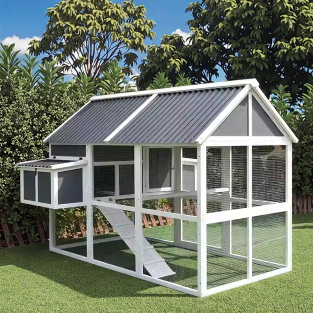 Farm House Wooden Chicken Coops Luxury Pet House Outdoor Large Chicken Cage For Pets