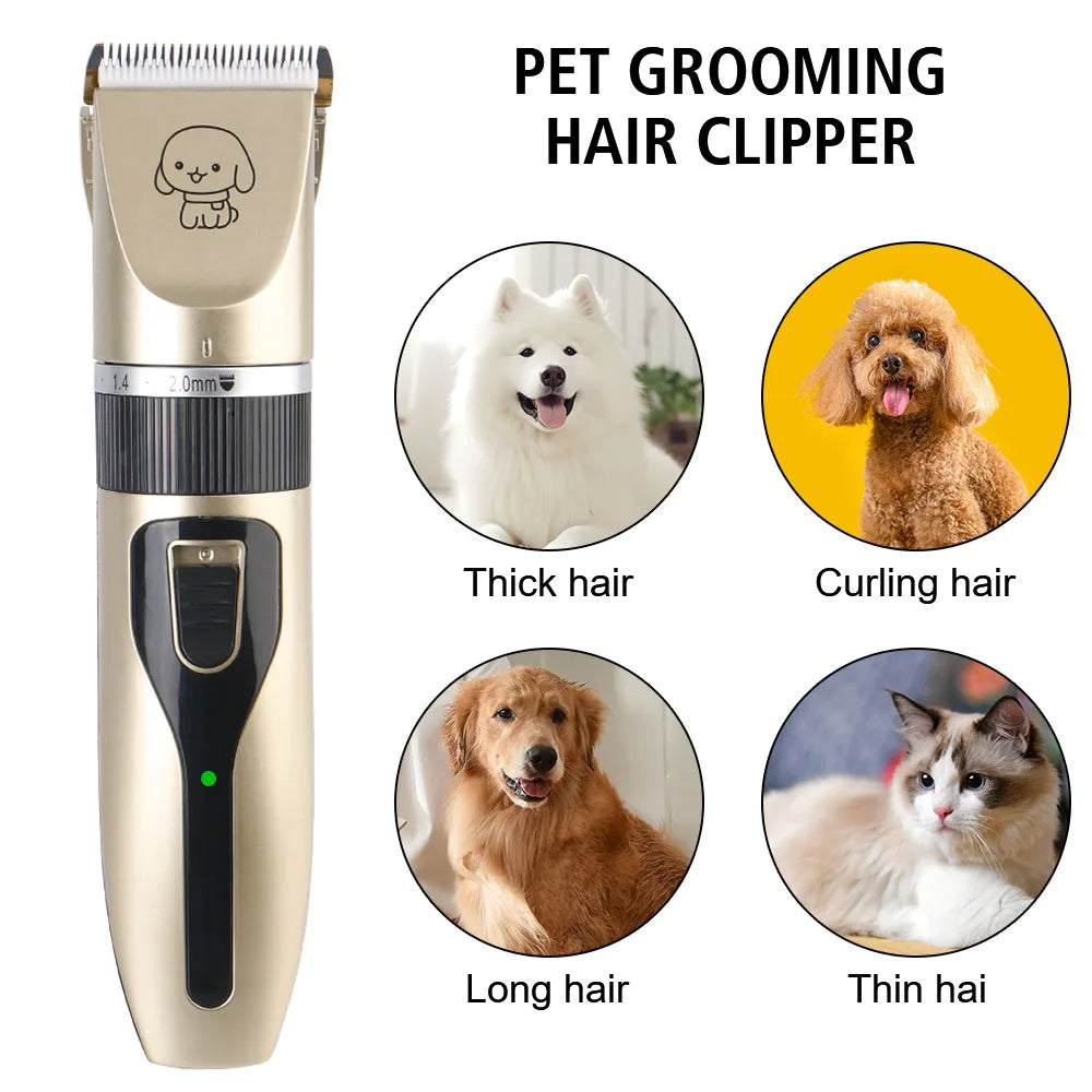 Pet Hair Clipper Pet Supplies Electric Scissors For Rabbit Dog Cat Puppy Grooming Clipper Cutter Haircut Trimmer Shaver Set