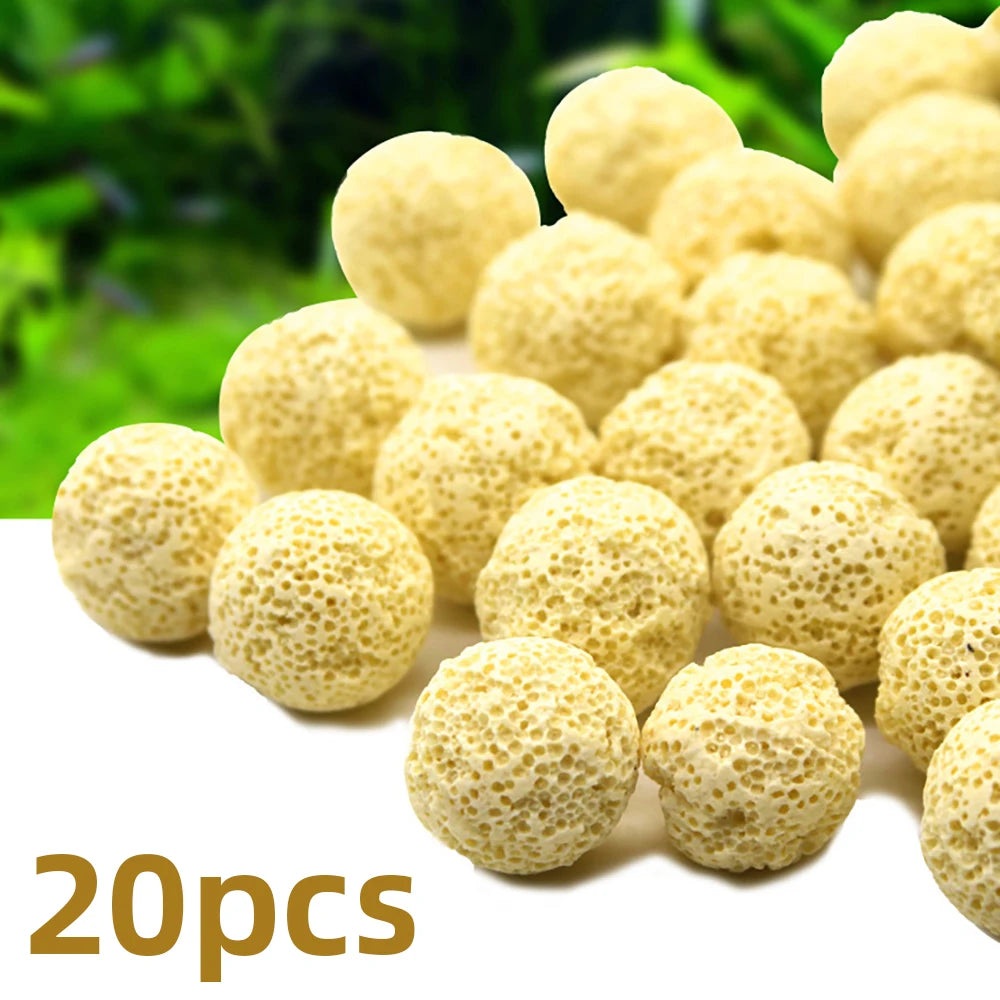 Aquarium Filter Media Ball Aquarium Bio Ball for Aquarium Filter 20/50/100 PCS