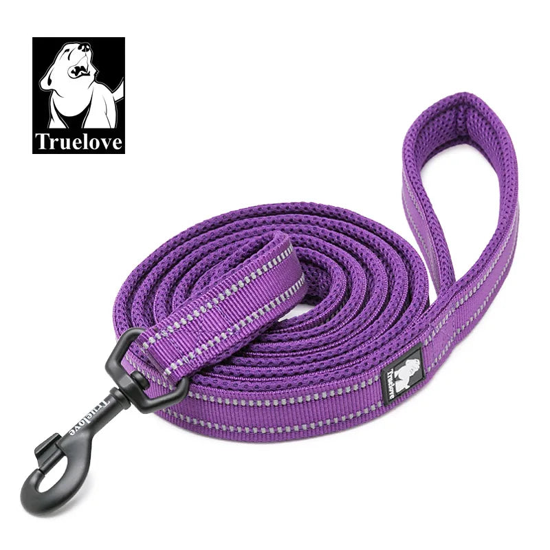 Truelove Soft Mesh Nylon Dog Leash Double Trickness Running Reflective Safe Walking Training Pet Dog Lead Leash Dropship TLL2112