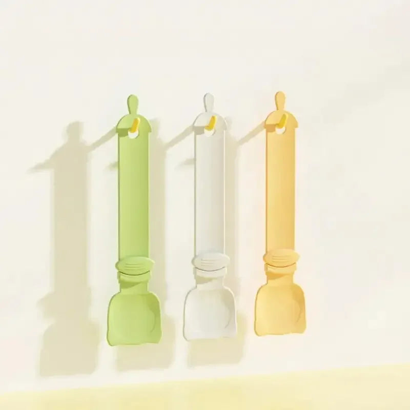 Pet Feed Spoon Food Scoop Cat Strip Squeezer Feeder Dispenser Indoors Puppy Kitten Snack Liquid Food Scoop Kitty Pet Supplies