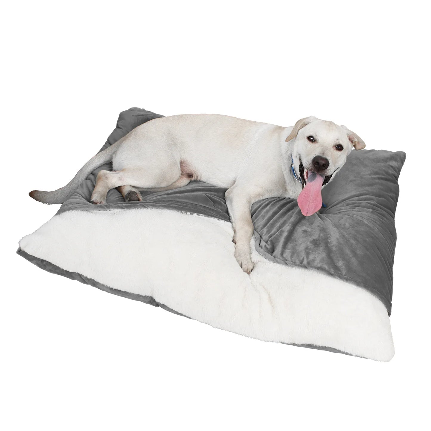 for Large Pet Sleeping Bag Pet Bed Dogs Kennel Winter Warm Removable Washable Bite-resistant PuppySofa Cushion Plush Cat Mat