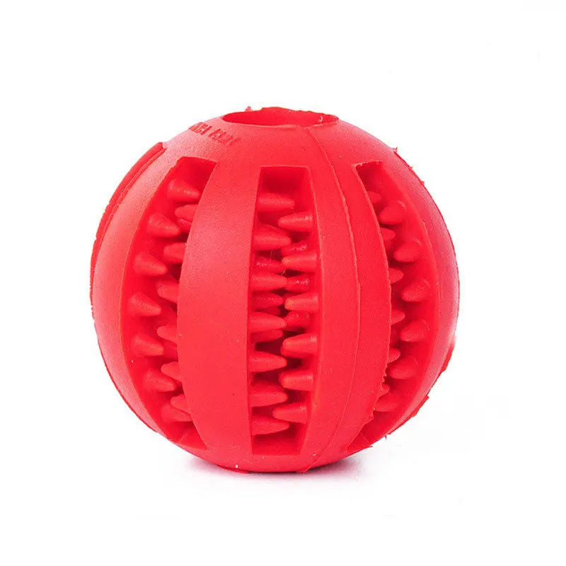 PetPeak Dog Toy Ball Non Toxic Bite Resistant Chew Toy With Treat Feeder Durable Safe Rubber Fetch Play
