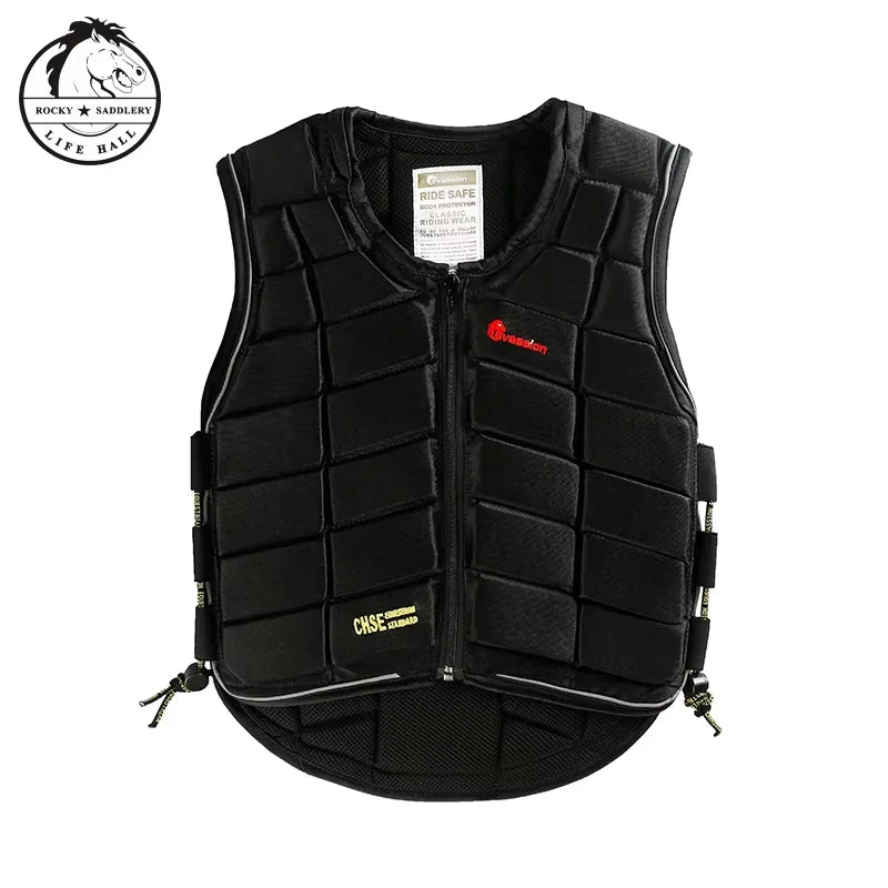 Cavassion Protective vest Thickened equestrian armor Equestrian riding safety body protector horse riding vest equestrian body