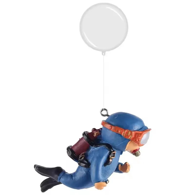 Fish Tank Decorations Aquarium Accessories Floating Diver Aquarium Ornaments Small Floating Ball Aquarium Accessories