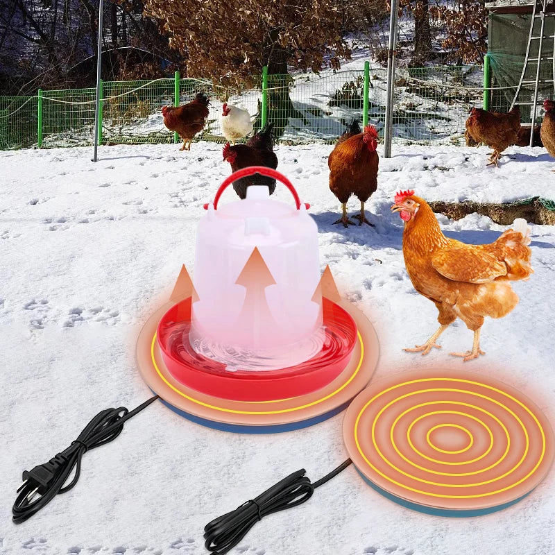 Title (SEO, ≤40 chars): Poultry Drinker Heating Plate Ice Free