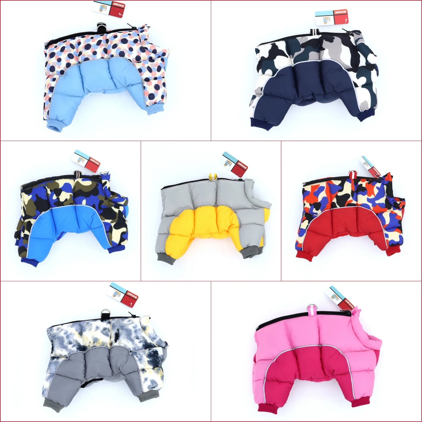 Winter Pet Dog Clothes Super Warm Jacket Thicker Cotton Coat Waterproof Small Dogs Pets Clothing For French Bulldog Puppy