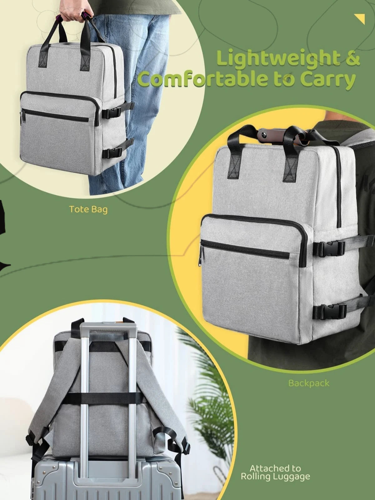 Pet Supplies Backpack Dog Cat Food Diaper Storage Backpacks Weekend Outdoor Large Capacity Tote Bag with Water Bowl Containers