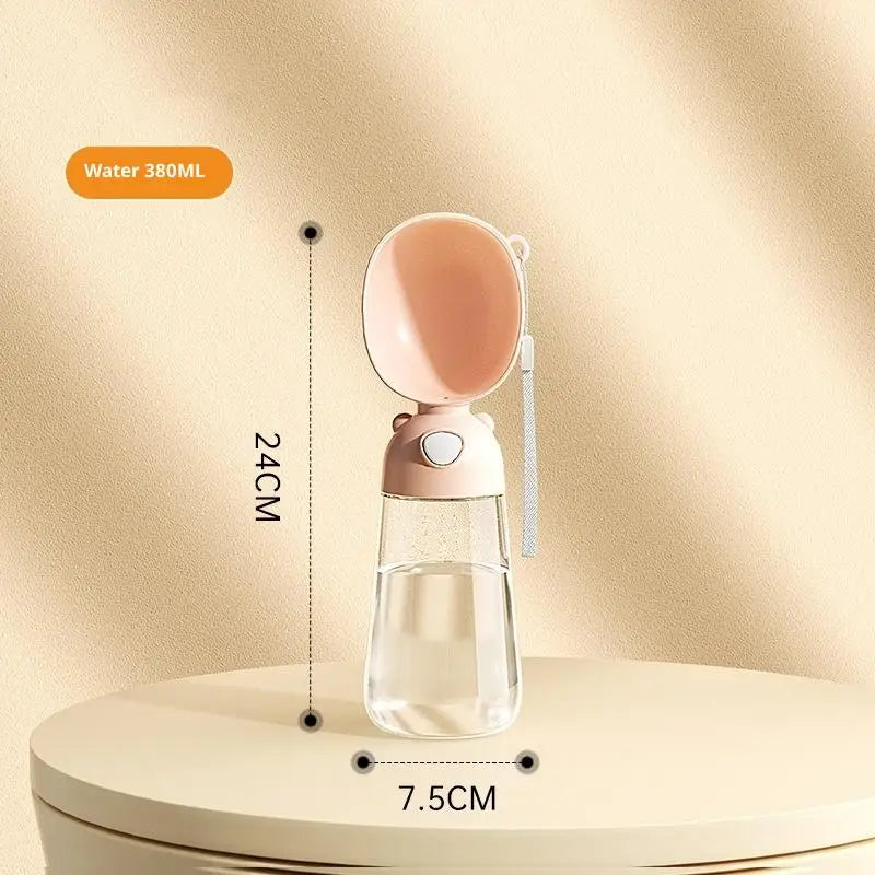 Portable Pet Water Bottle Feeder Dog Outing Water Cup for Outdoor Walking Multi Functional Pet Companion Cup Dispenser Supplies