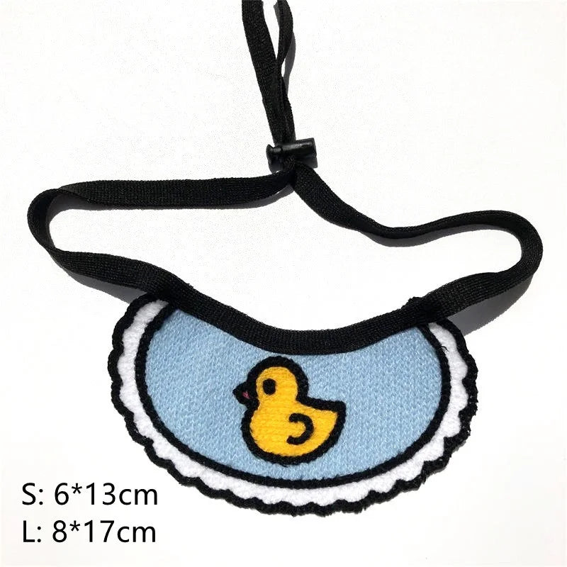 Saliva Towel for Dogs Cat Pet Accessories Pet Triangle Scarf Bib Dogs Dog Collar for Small Dogs Puppy Accessories Dog Stuff