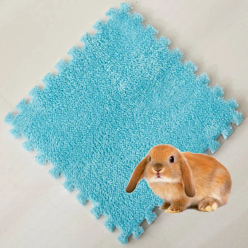 4/10Pcs Rabbit Guinea Pig Cage Liner Small Pet Items Waterproof Anti Slip Bedding Mat Highly Absorbent Pee Pad For Pet SleepMat