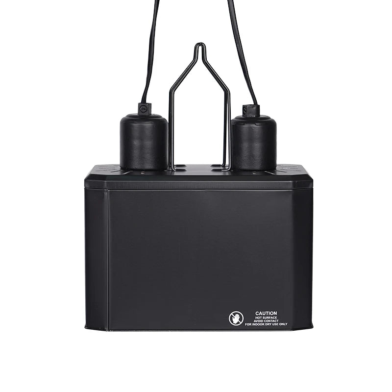 Reptile Accessories One-piece Double Lampshade Reflective Thermal Insulation Heating Lampshade for Lizards Turtle Snakes Spiders