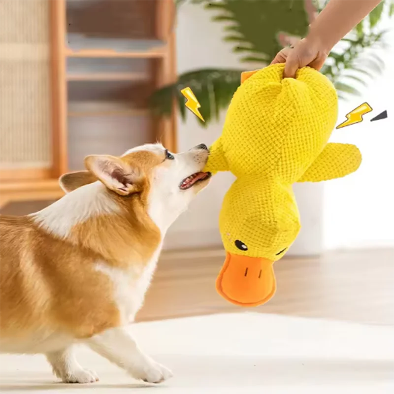 Plush Stomping Duck Dog Toy