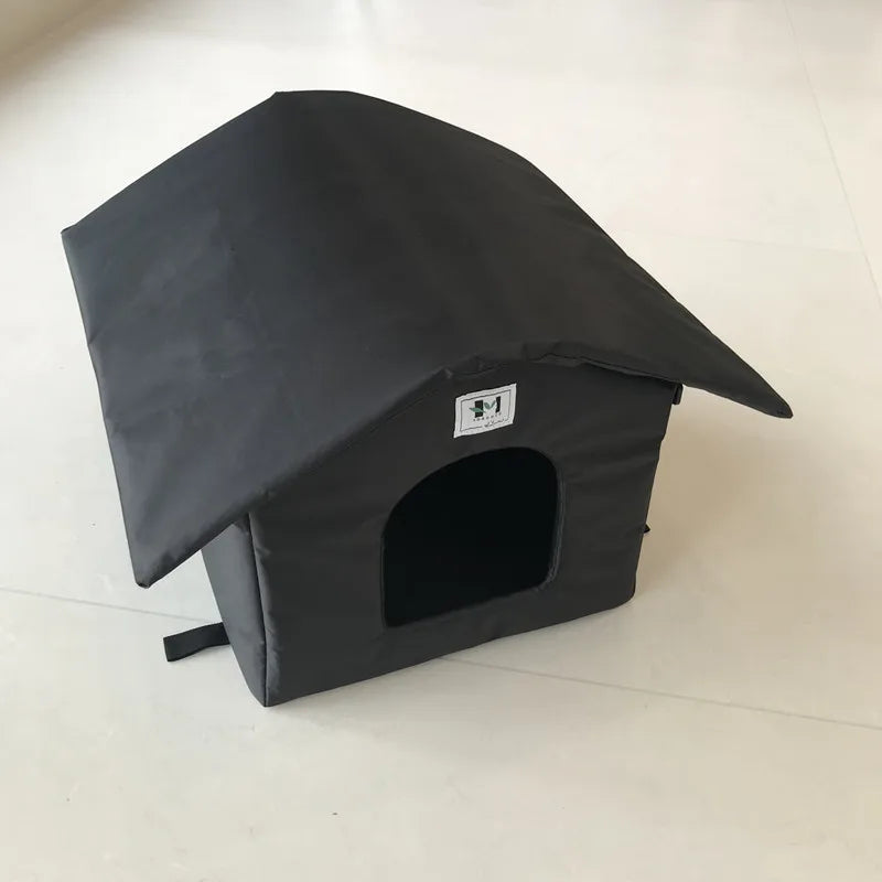 Winter Warm Waterproof Outdoor Pet House Cat Nest Dog Nest Tent Cabin Pet Bed Tent Cat Kennel Portable Travel Nest Pet Carrier F